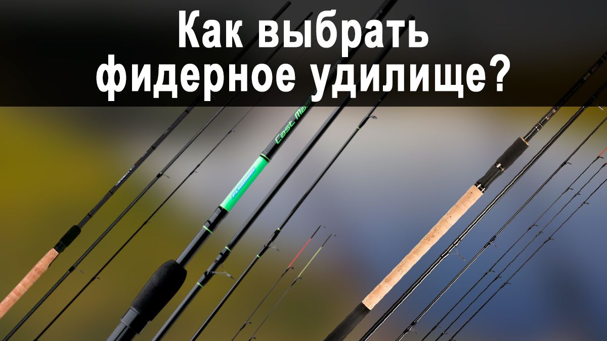 Как выбрать фидерное удилище