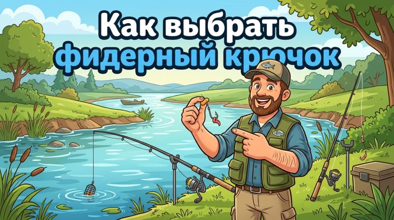 Как выбрать фидерный крючок