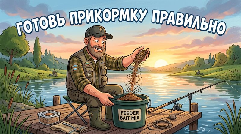  Как приготовить фидерную прикормку, которая заставит рыбу встать в точку: секреты правильного замеса