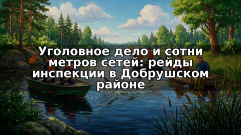 Уголовное дело и сотни метров сетей: рейды инспекции в Добрушском районе