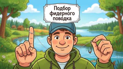 Фидерный поводок: как выбрать длину и толщину для рек и озер Беларуси