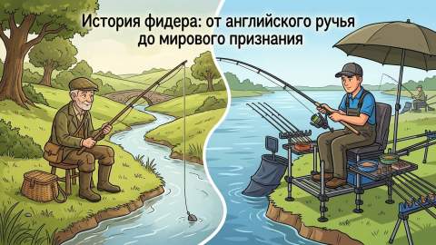 История фидера: от английского ручья до мирового признания