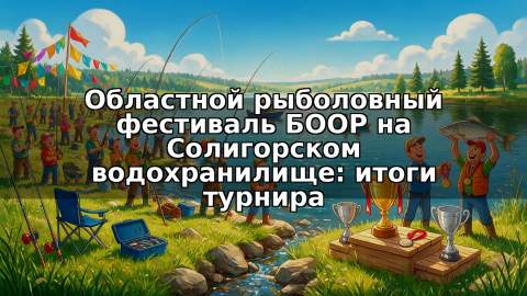 Областной рыболовный фестиваль БООР на Солигорском водохранилище: итоги турнира