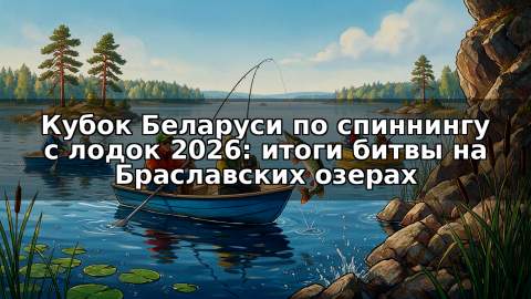 Кубок Беларуси по спиннингу с лодок 2026: итоги битвы на Браславских озерах