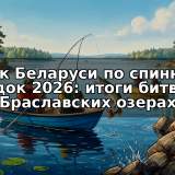 Кубок Беларуси по спиннингу с лодок 2026: итоги битвы на Браславских озерах