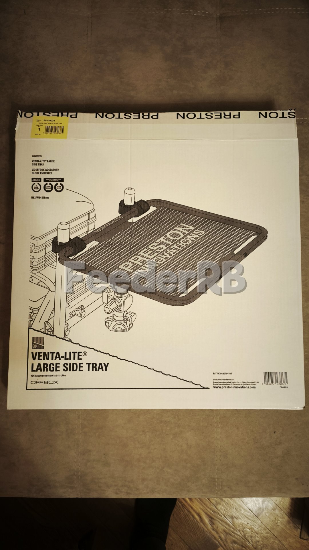 Preston Offbox - Venta-Lite Side Tray - Large